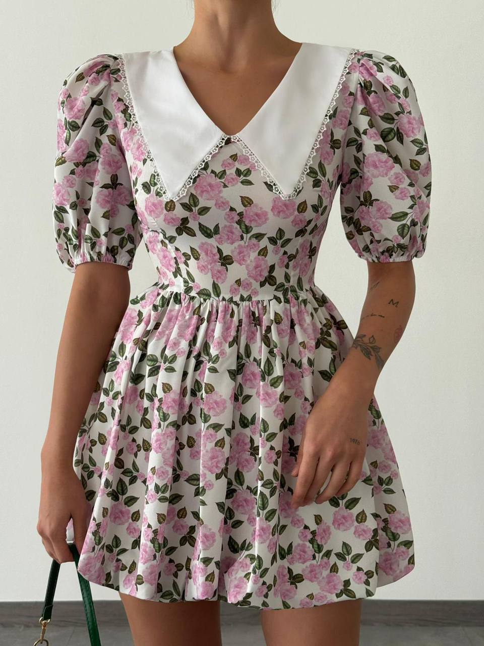 Blumen Mini Kleid