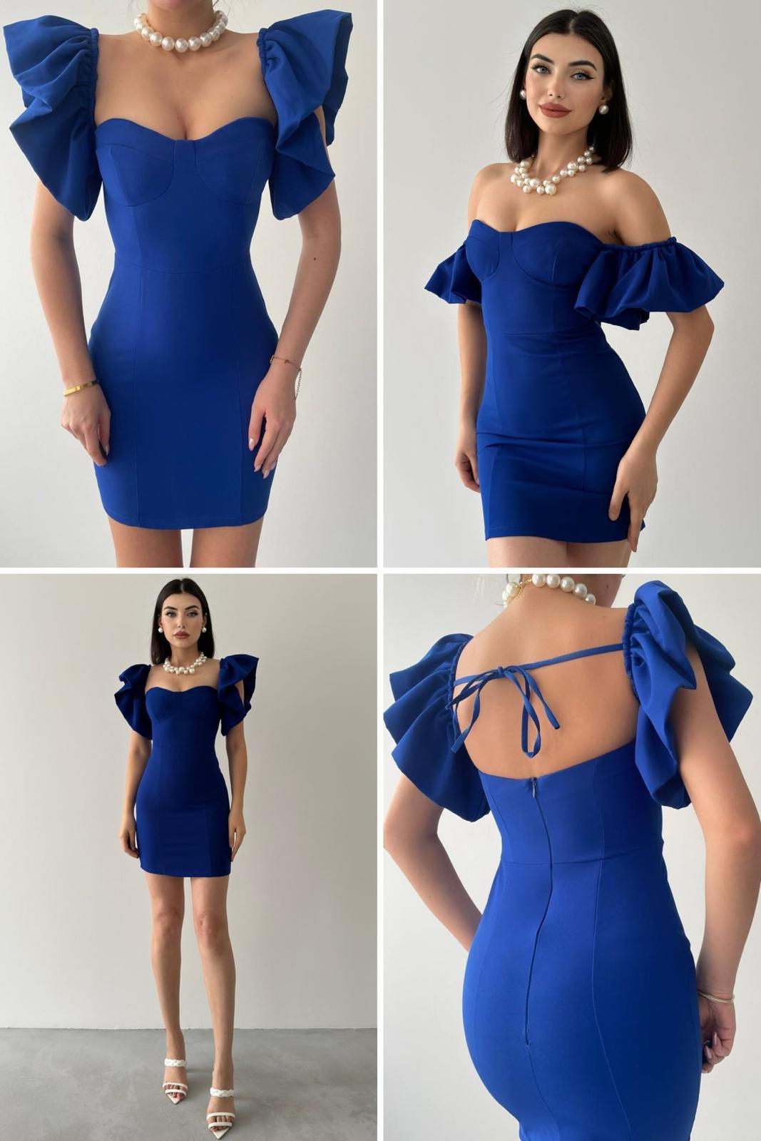 Minikleid Blau