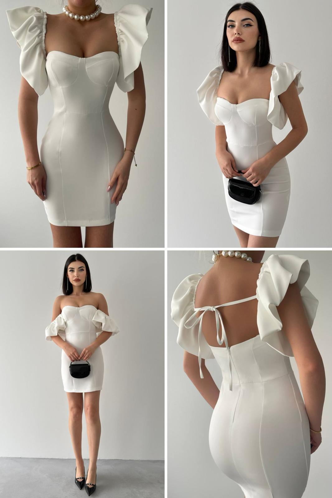 Minikleid Weiß